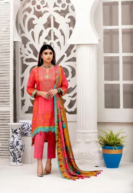 Amna Sohail by Tawakkal · Dilara Linen Print Collection – D-1983