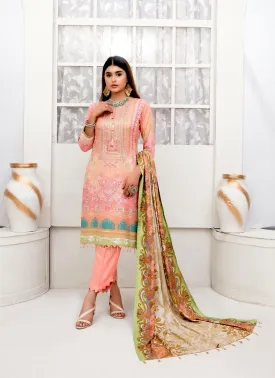 Amna Sohail by Tawakkal · Dilara Linen Print Collection – D-1992