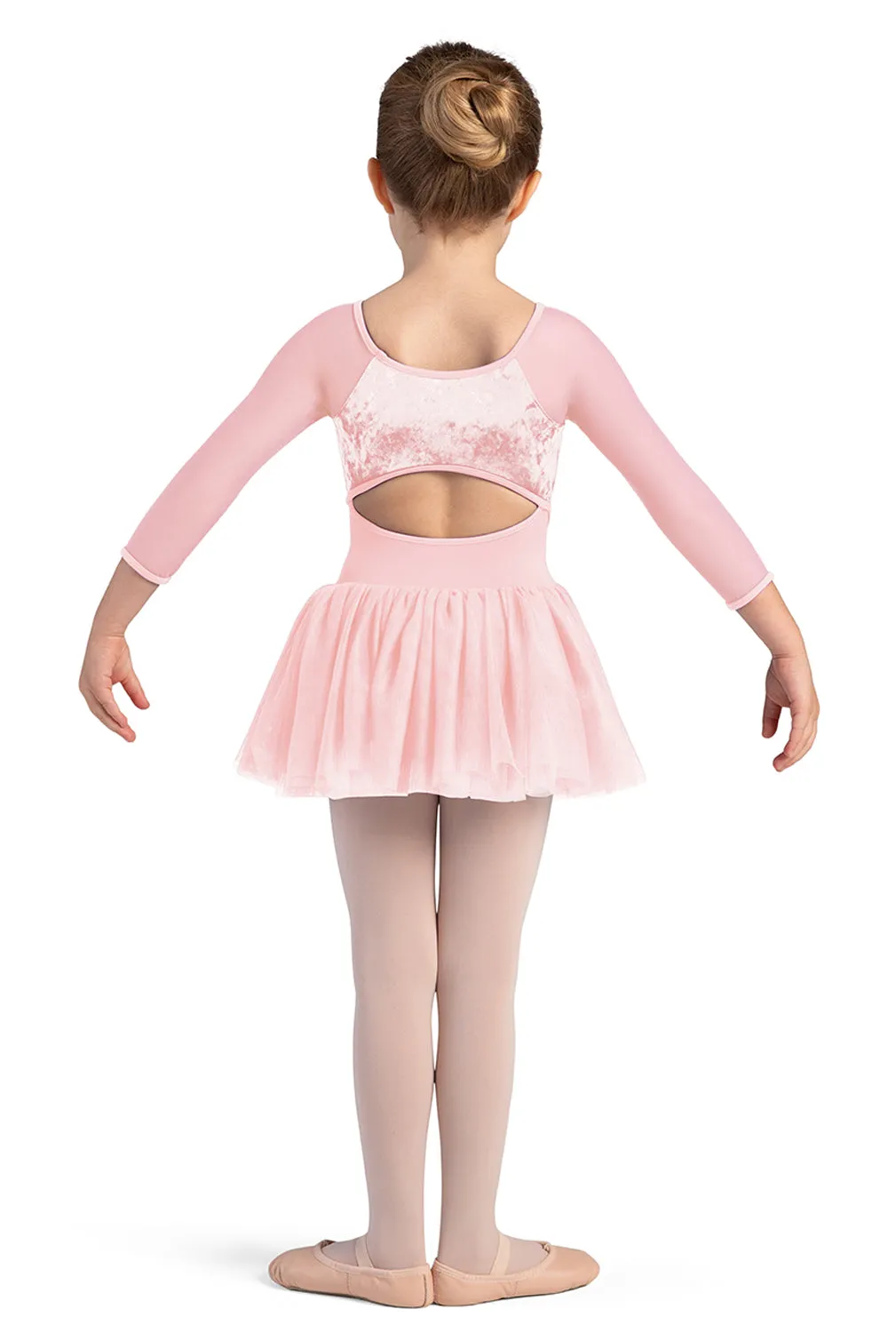 BLOCH CL0249 GIRLS VELVET LONG SLEEVE TUTU DRESS