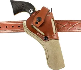 Desantis Wild Hog Holster Lthr - Ambi Colt Saa 5 1/2" Natural