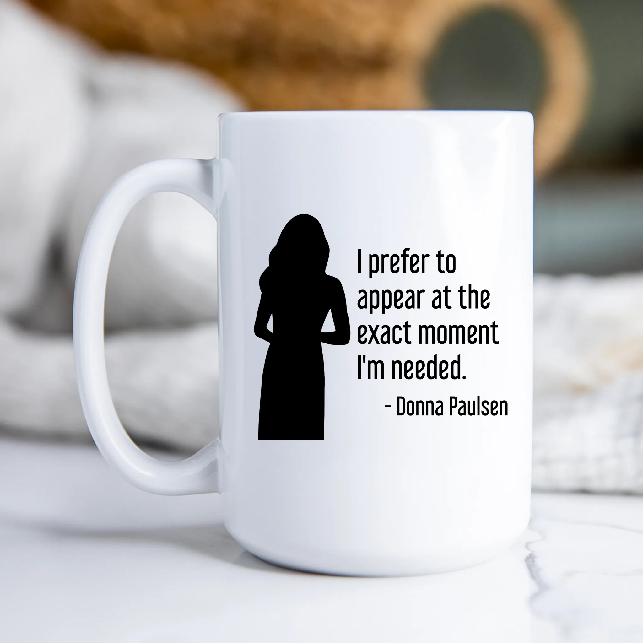 Donna Paulsen Quote Mug I Prefer to Appear Silhouette Suits TV Show Coffee Cup