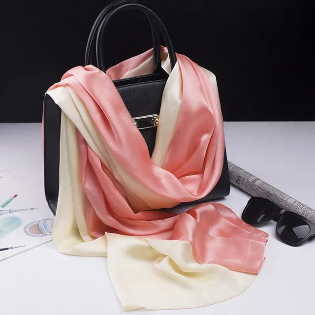 Fashion Silk Scarf Printed Bandana Shawl #CS-1