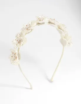 Flower & Pearl Headband