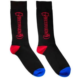 Grateful Dead Unisex Ankle Socks: Vertical Mono Logo (UK Size 6 - 11)