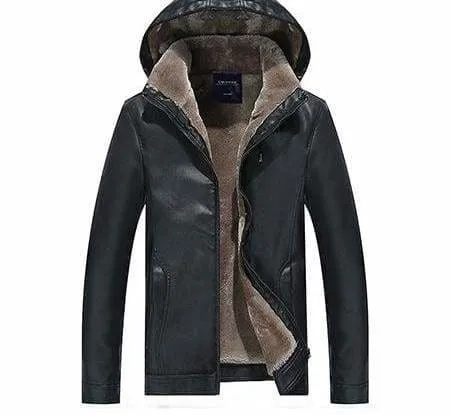 Leather Jackets Fur Hooded Just For You