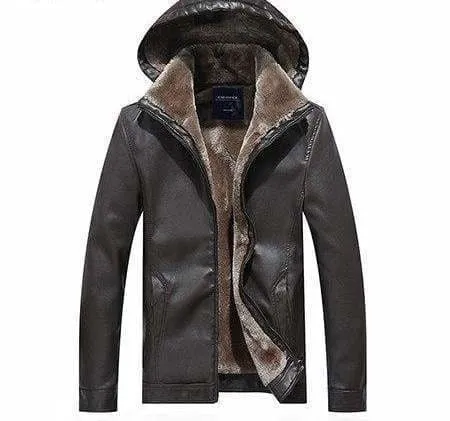 Leather Jackets Fur Hooded Just For You