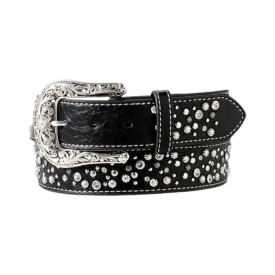 M&f Women's Ariat Black Studded Belt