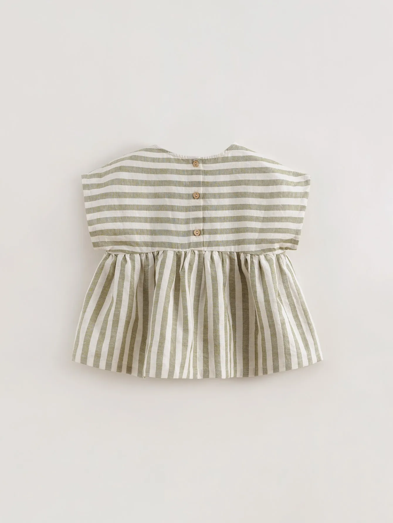 MARC & JANIE Girls Linen Stripes Shirts 230239