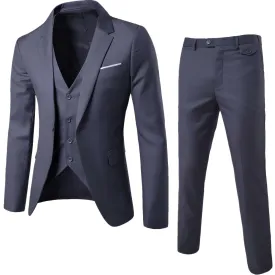 Men's 3 Piece Suits Slim Fit