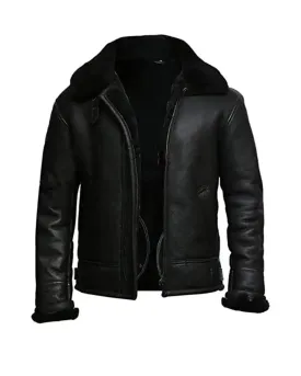 Men's Aviator B3 Shearling Sheepskin Jacket | Warm & Stylish