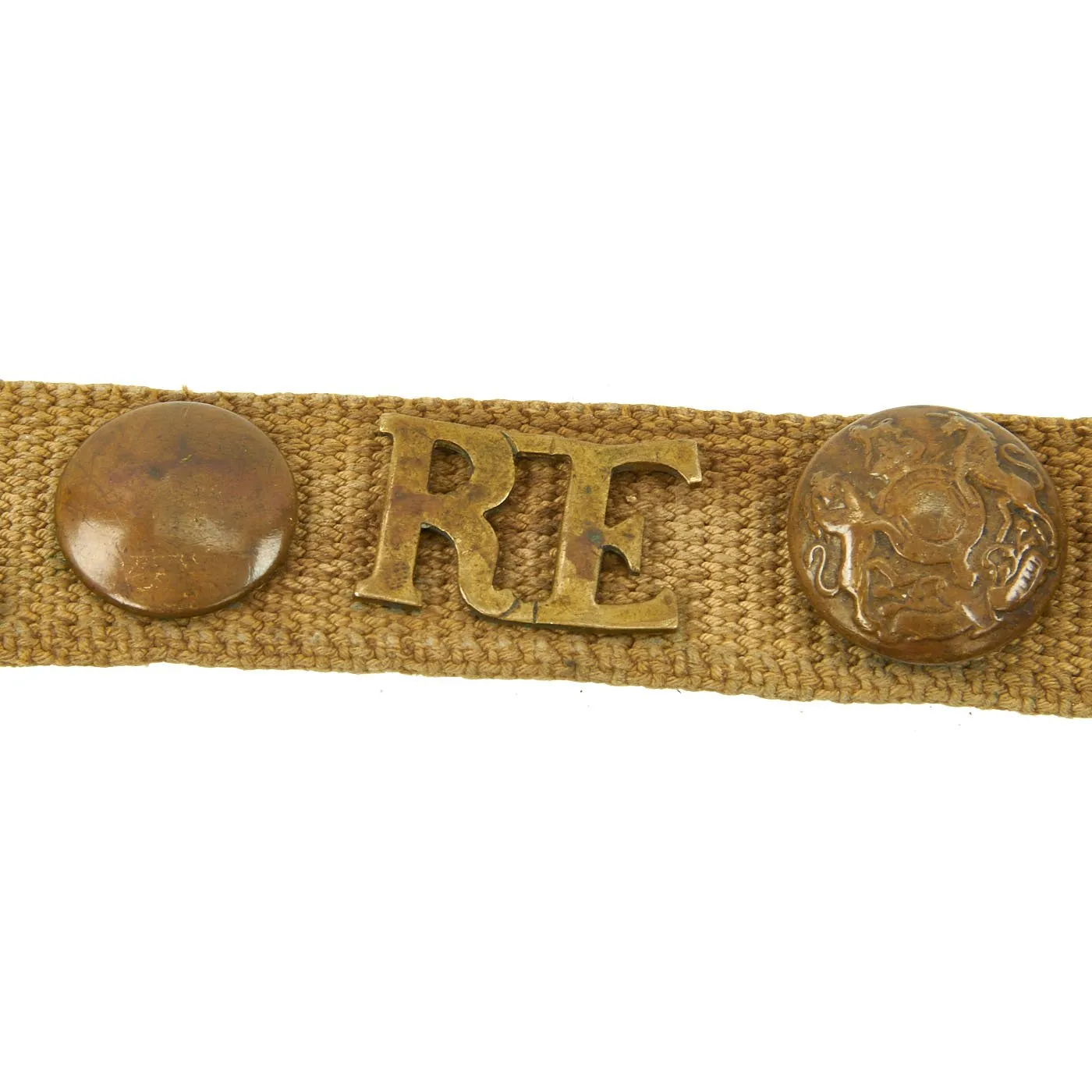 Original U.S. WWI Hate Belt made from Trouser Belt with 25 Attached Items