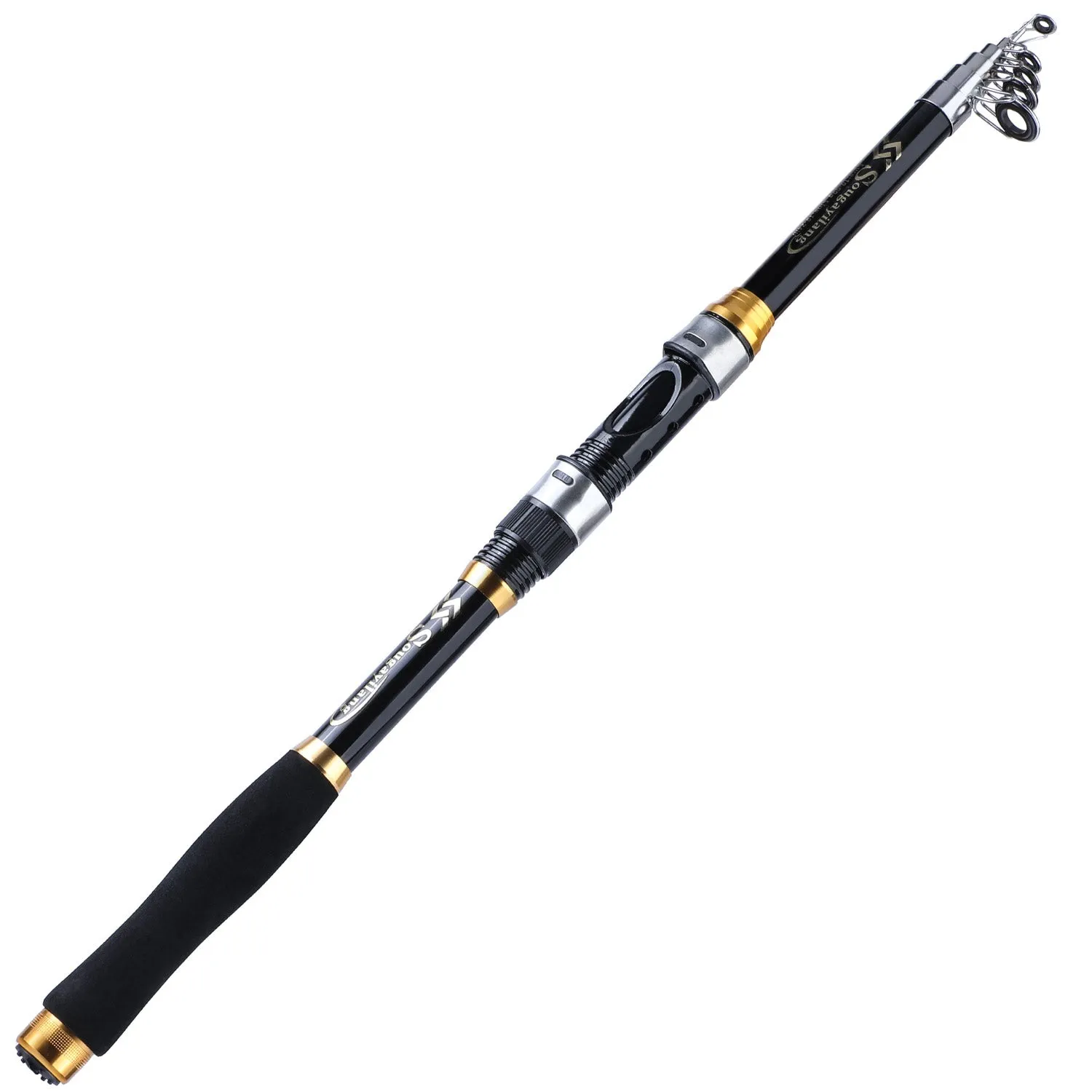 Portable Telescopic Fishing Rod for Saltwater Fishing On the Go