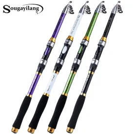 Portable Telescopic Fishing Rod for Saltwater Fishing On the Go