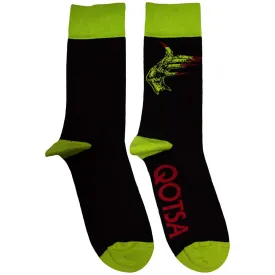 Queens Of The Stone Age Unisex Ankle Socks: Green Hands