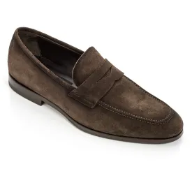 Ronny Dark Brown Suede Slip On