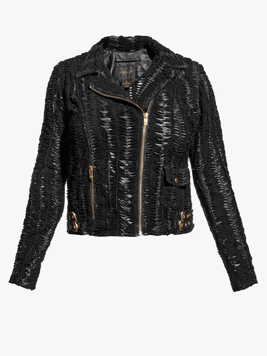 SAFE & SOUND LEATHER JACKET